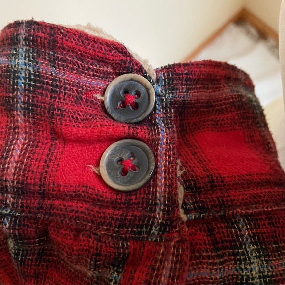 Wild Fable Sherpa Lined Flannel Button Shacket - Picture 7 of 10
